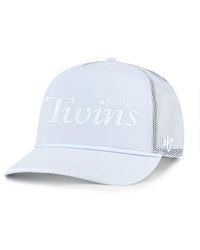 '47 - Minnesota Twins Foundation Script Hitch Adjustable Trucker Hat - Lyst