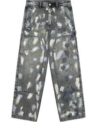 RTA - Santiago Straight Leg Carpenter Jeans - Lyst
