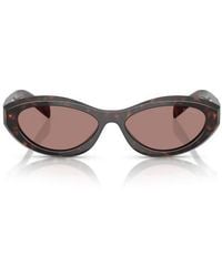 Prada - 55Mm Irregular Sunglasses - Lyst