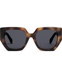 Celine - Triomphe 55Mm Butterfly Sunglasses - Lyst