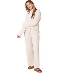 Softies - Solid Marshmallow Rib Mock Neck With Long Pant - Lyst
