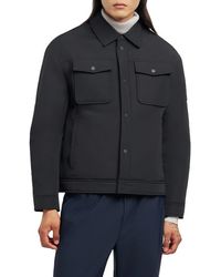 Moose Knuckles - Jacque Bunny Water Resistant Faux Fur Lined Shirt Jacket - Lyst