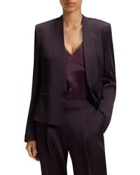 BOSS - Jia One-Button Blazer - Lyst
