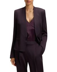 BOSS - Jia One-Button Blazer - Lyst