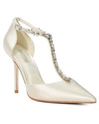 Dune - Devotional T-Strap Pointed Toe Pump - Lyst