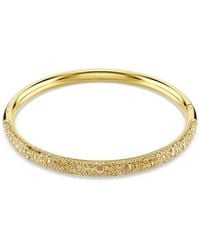 Swarovski - Sublima Crystal Hinged Bangle Bracelet - Lyst