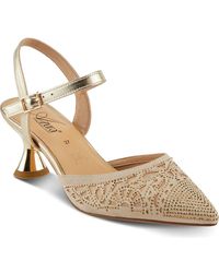 AZURA BY SPRING STEP - Delicate Ankle Strap Pointed Toe Pump - Lyst