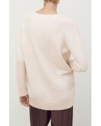 Mango - V-Neck Sweater - Lyst