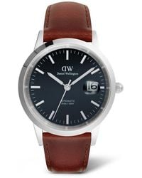 Daniel Wellington - Iconic Automatic Leather Strap Watch, 40Mm - Lyst