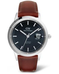 Daniel Wellington - Iconic Automatic Leather Strap Watch, 40Mm - Lyst