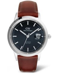 Daniel Wellington - Iconic Automatic Leather Strap Watch, 40Mm - Lyst