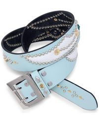 MNML - Stud Leather Belt - Lyst