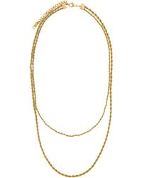 petit moments - Viper Layered Chain Necklace - Lyst