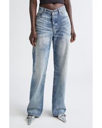 DIESEL - 1971 D-Sent Distressed Straight Leg Jeans - Lyst