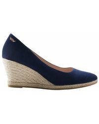 VISCATA - Roses Canvas U Cut Espadrille Wedges - Lyst