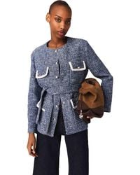 Maje - 4-Pocket Tweed Jacket - Lyst