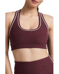 Beyond Yoga - Space Dye Racerback Sports Bra - Lyst