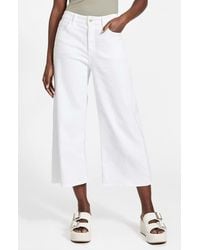 Guess - Bellflower Crop Wide Leg Jeans - Lyst