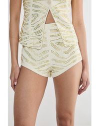Nasty Gal - Zebra Tailored Hotpants - Lyst
