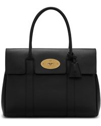 Mulberry - Bayswater Pebbled Leather Satchel - Lyst