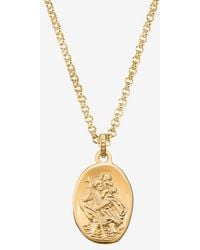 Dower & Hall - St. Christopher Talisman Necklace - Lyst