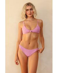 Dippin' Daisy's - Zen Knotted Triangle Bikini Top - Lyst