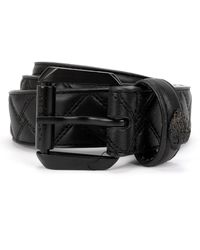 Kurt Geiger - Drench Quilted Leather Belt - Lyst