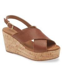 Cordani - Dovi Slingback Platform Wedge Sandal - Lyst