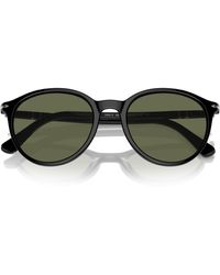 Persol - Phantos 56mm Polarized Round Sunglasses - Lyst