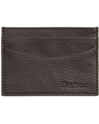 barbour black wallet