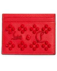 Christian Louboutin - Kios Simple Leather Card Case - Lyst