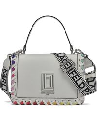 Karl Lagerfeld - Simone Front Flap Crossbody - Lyst