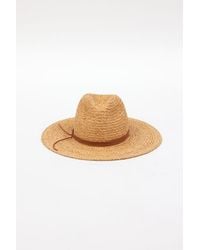 Hat Attack - Raffia Braid Continental - Lyst