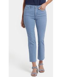 NYDJ - Billie Stripe High Waist Ankle Mini Bootcut Jeans - Lyst