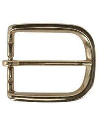 Trafalgar - 35Mm Solid Brass Italian Rounded Edged Harness Belt Buckle - Lyst