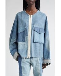 Kuro - Remake Denim Military Mark Ii Jacket - Lyst