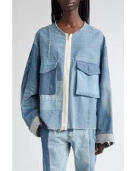 Kuro - Remake Denim Military Mark Ii Jacket - Lyst