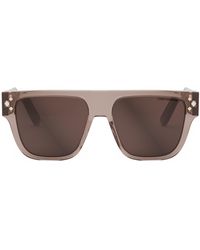 Dior - Cd Diamond S6i 55mm Square Sunglasses - Lyst