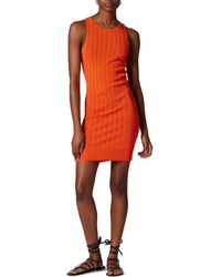 Equipment - Andree Pointelle Stitch Sleeveless Sweater Dress - Lyst