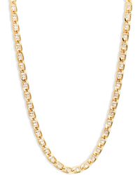 Miranda Frye - Jules Cubic Zirconia Curb Chain Necklace - Lyst