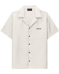 RTA - Nathan Poppy Graphic Oversized Button-Up Camp Shirt - Lyst