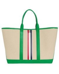 Thom Browne - Medium Canvas & Leather Tool Tote - Lyst