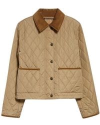 Burberry - Oldham Quilted Nylon Crop Jacket - Lyst