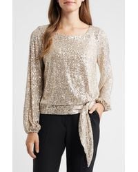 Tahari - Sequin Top - Lyst
