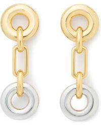 Kate Spade - Mixed Metallic Linear Drop Earrings - Lyst