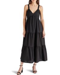 Steve Madden - Eliora Tiered Cotton Sundress - Lyst