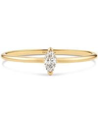 DEVATA - Marquise Lab Grown Diamond Solitaire Ring - Lyst