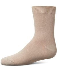 Memoi - Kid's Basic Soft Rayon Crew Socks - Lyst