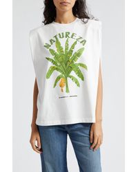 FARM Rio - Natureza Cotton Graphic T-shirt - Lyst