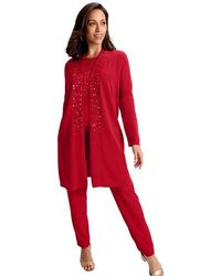 Jessica London - Fine Gauge Cardigan Topper - Lyst